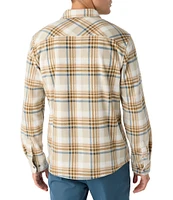 O'Neill Glacier Plaid Long Sleeve Superfleece Shirt Jacket