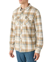 O'Neill Glacier Plaid Long Sleeve Superfleece Shirt Jacket