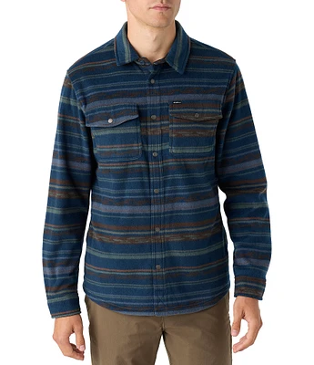 O'Neill Glacier Printed Long Sleeve Superfleece Shirt Jacket