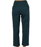 O'Neill Heather Chino Straight Leg High Rise Crop Pants