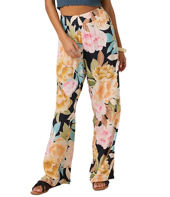 O'Neill Jonie Mikah High Rise Flowy Pull-On Printed Wide Leg Pants