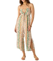 O'Neill Keiko Cora Mixed-Media-Floral Jumpsuit
