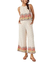 O'Neill Lacey Coordinating Printed Wide Leg Pants