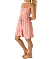 O'Neill Leighton Sleeveless Smocked Dress
