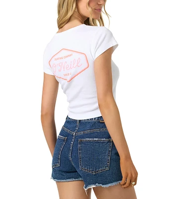 O'Neill Logo Detailed Short Sleeve Baby T-Shirt