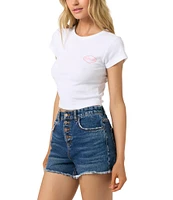 O'Neill Logo Detailed Short Sleeve Baby T-Shirt