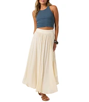 O'Neill Marnie High Rise Solid Maxi Skirt