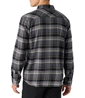 O'Neill Redmond Long Sleeve Yarn-Dyed Tonal Plaid Woven Shirt