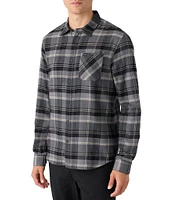 O'Neill Redmond Long Sleeve Yarn-Dyed Tonal Plaid Woven Shirt