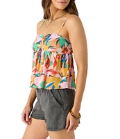 O'Neill Reeta Gabana Tropical Floral Printed Top