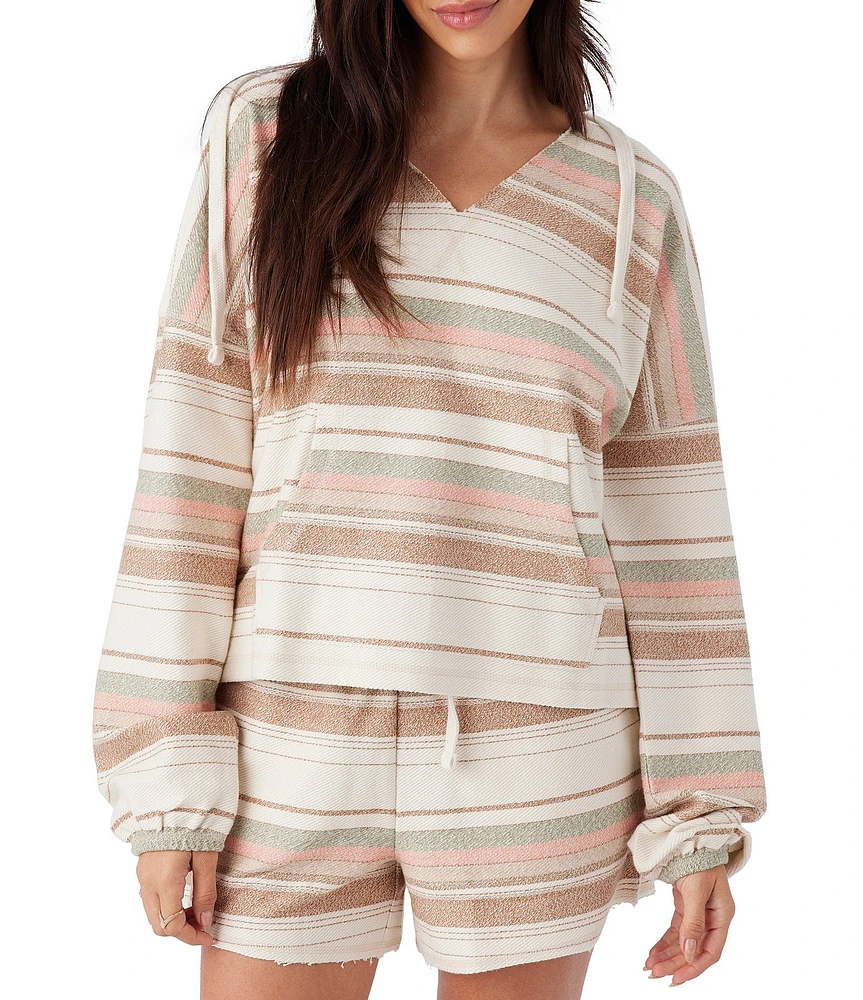 O'Neill Rosarito Long Sleeve Striped French Terry Hoodie