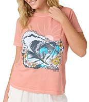 O'Neill Saltwater Short Sleeve Jersey Boyfriend Graphic T-Shirt