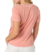 O'Neill Saltwater Short Sleeve Jersey Boyfriend Graphic T-Shirt