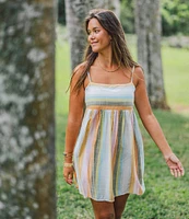 O'Neill Saskia Striped Woven Dress