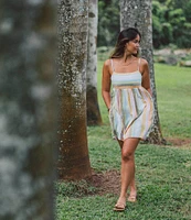 O'Neill Saskia Striped Woven Dress
