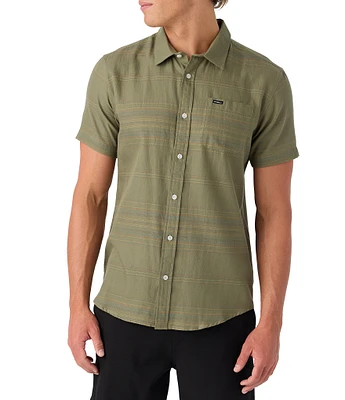 O'Neill Seafaring Stripe Short Sleeve Woven Shirt