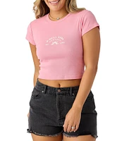 O'Neill Sun Rays Short Sleeve Cropped T-Shirt