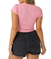 O'Neill Sun Rays Short Sleeve Cropped T-Shirt