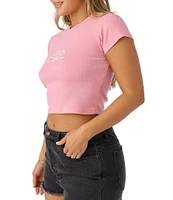 O'Neill Sun Rays Short Sleeve Cropped T-Shirt