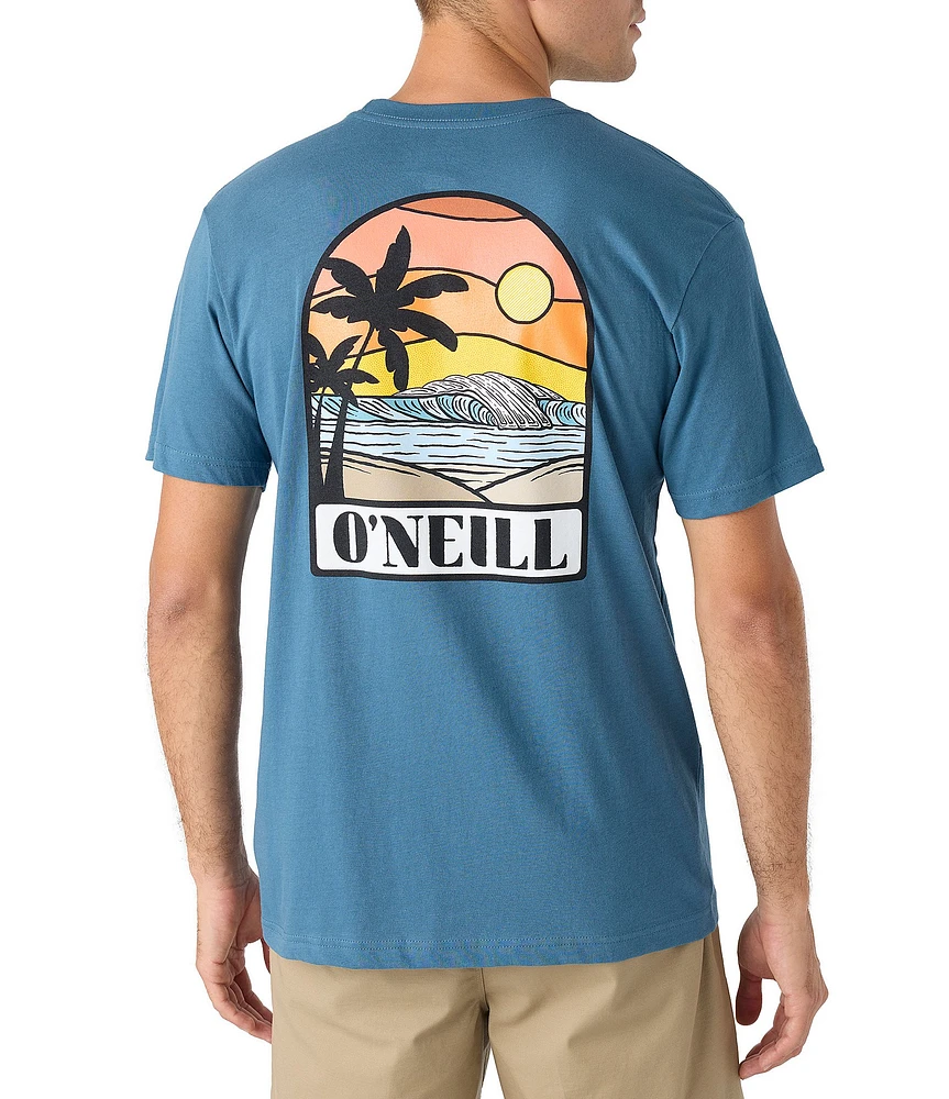 O'Neill Sun Waves Short Sleeve T-Shirt