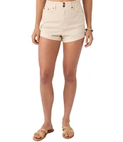 O'Neill Tasia 2.5#double; High Rise Denim Shorts