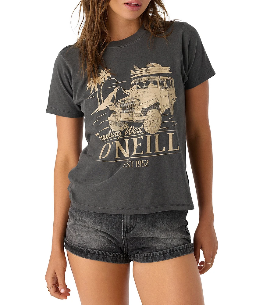 O'Neill Traveling West Short Sleeve Graphic T-Shirt