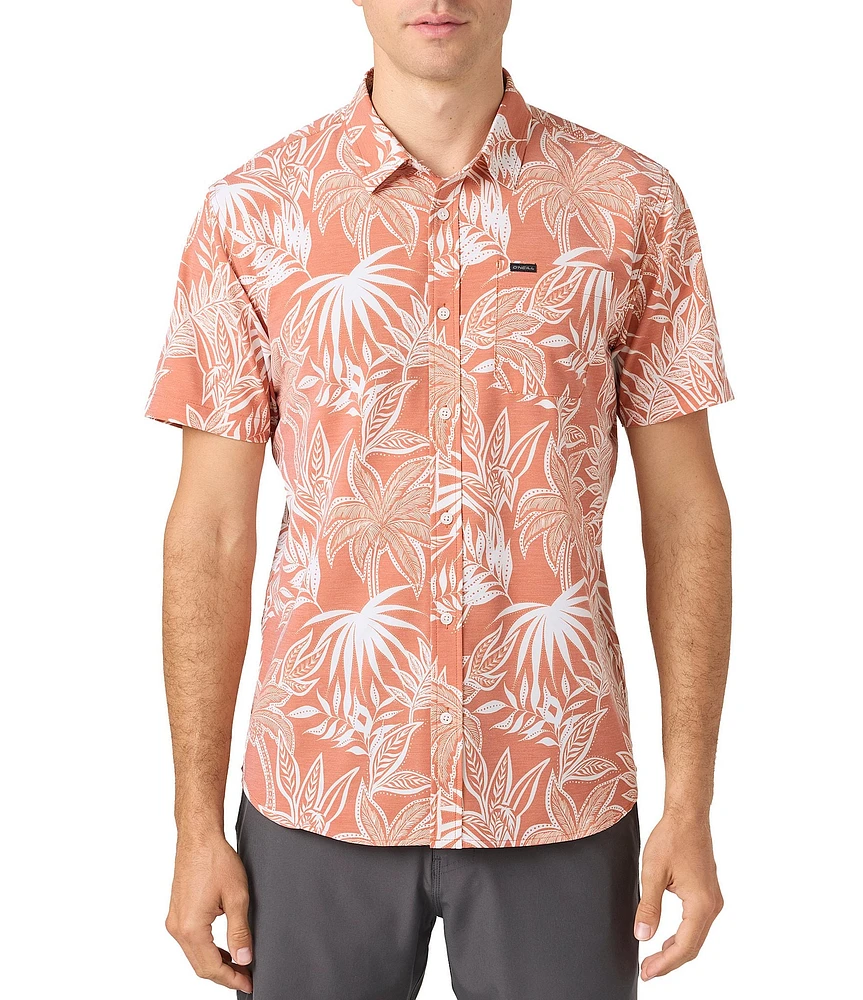 O'Neill TRVLR UPF Traverse Short Sleeve Standard Fit Woven Shirt