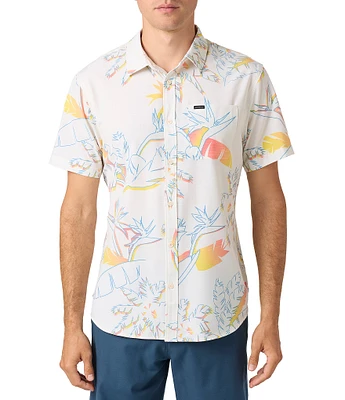 O'Neill TRVLR UPF Traverse Slub Standard-Fit Short Sleeve Woven Shirt