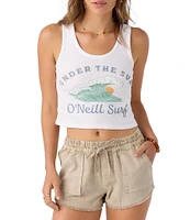 O'Neill Under The Sun Cropped Graphic Tank Top