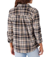 O'Neill Zuma Long Sleeve Light Plaid Flannel Jacket