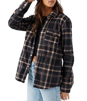 O'Neill Zuma Long Sleeve Plaid Flannel Jacket