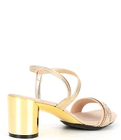 Onex Carley Satin Rhinestone Dress Sandals