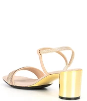 Onex Carley Satin Rhinestone Dress Sandals