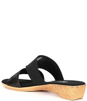 Onex Izabel Cork Wedge Slides