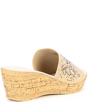 Onex Joline Slip-On Embellished Wedge Sandals