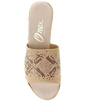 Onex Joline Slip-On Embellished Wedge Sandals