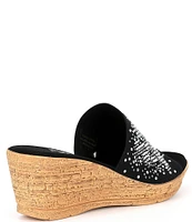 Onex Joline Slip-On Embellished Wedge Sandals