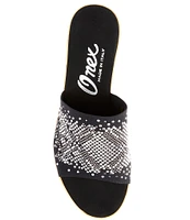 Onex Joline Slip-On Embellished Wedge Sandals