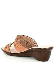 Onex Sammy Leather Studded Slide Sandals