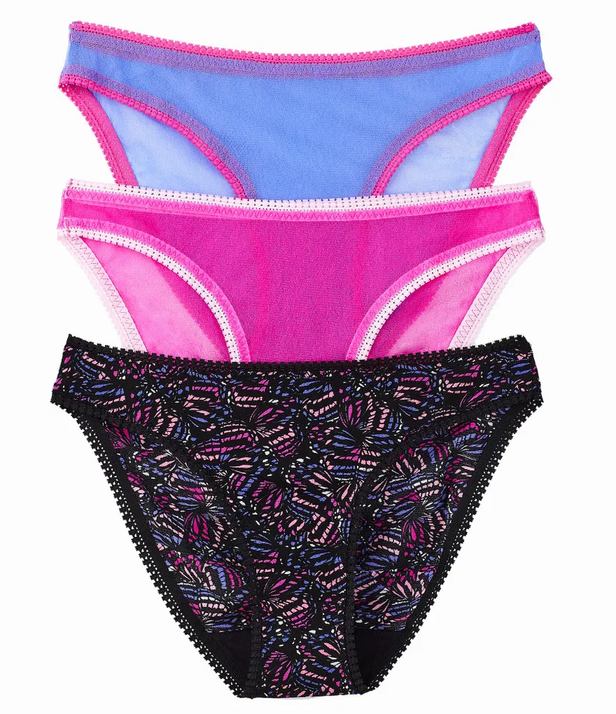 Arizona Body 3-pc. Seamless Multi-Pack Hipster Panty - JCPenney