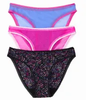 Ongossamer Mesh Hip Bikini 3-Pack