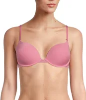 OnGossamer Sleek Micro Plunge Contour Adjustable Push-Up Bra