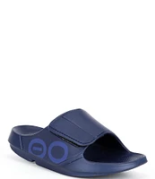 OOFOS Men's OOahh Sport Flex Washable Pool Slides