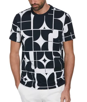 Original Penguin Large Geo Print Short Sleeve T-Shirt