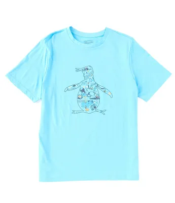 Original Penguin Short-Sleeve Trademark Beach Resort Graphic Crew Neck T-Shirt