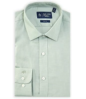 Original Penguin Slim Fit Stretch Spread Collar Royal Oxford Dress Shirt