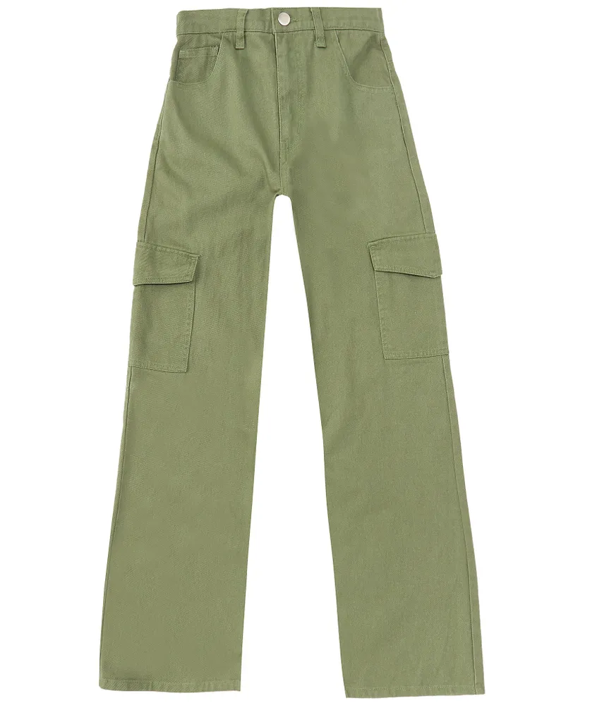 Originality Big Girls 7-16 Cargo Pocket Twill Pant