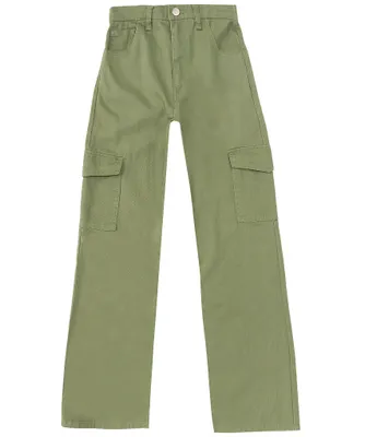 Originality Big Girls 7-16 Cargo Pocket Twill Pant