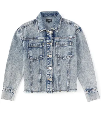 Originality Big Girls 7-16 Classic Rock &Roll Denim Jean Jacket