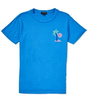 Originality Big Girls 7-16 Cruel Summer Palm Tree Graphic Oversized T-Shirt